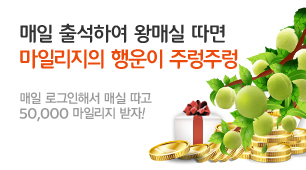 옥탑방 왕매실따기 출석 이벤트