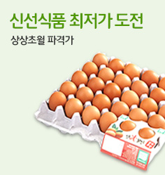 상상초월 파격가 신선식품 최저가 도전