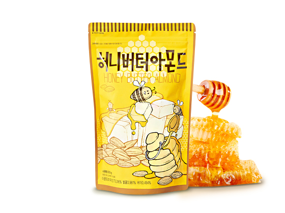 허니버터아몬드 250g