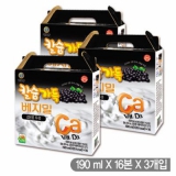 정식품 칼슘가득 검은콩 190ml*16*3