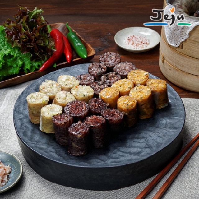 롯데마트몰 - [탐모라식품] 제주 찰순대 A세트(찹쌀순대500g... 상세정보 [탐모라식품] 제주 찰순대 A세트(찹쌀순대500g+브로콜리/찹쌀/김치... 