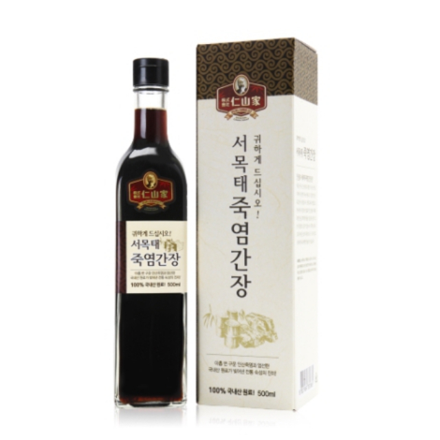 롯데마트몰 - [죽염명가-인산가]서목태 죽염간장 500ml 상세정보 [죽염명가-인산가]서목태 죽염간장 500ml
