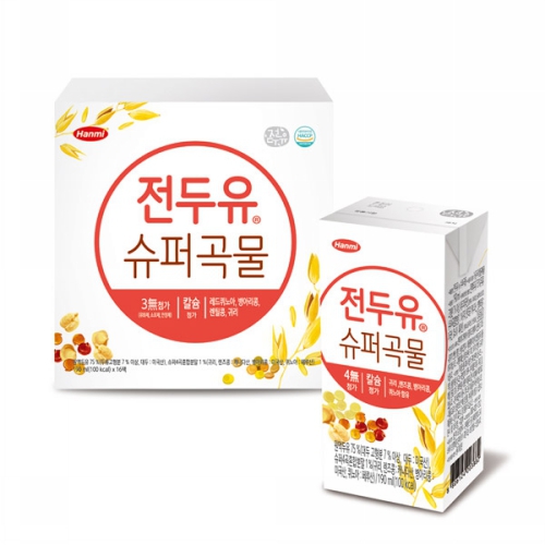 롯데마트몰 - 전두유 슈퍼곡물 190ml x 16팩*2박스 (32팩) 상세정보 전두유 슈퍼곡물 190ml x 16팩*2박스 (32팩)