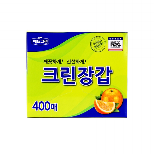 롯데마트몰 - 애드그린 크린 위생장갑 400매 상세정보 애드그린 크린 위생장갑 400매