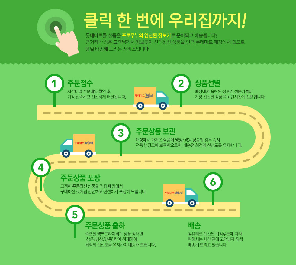 클릭 한번에 우리집까지!